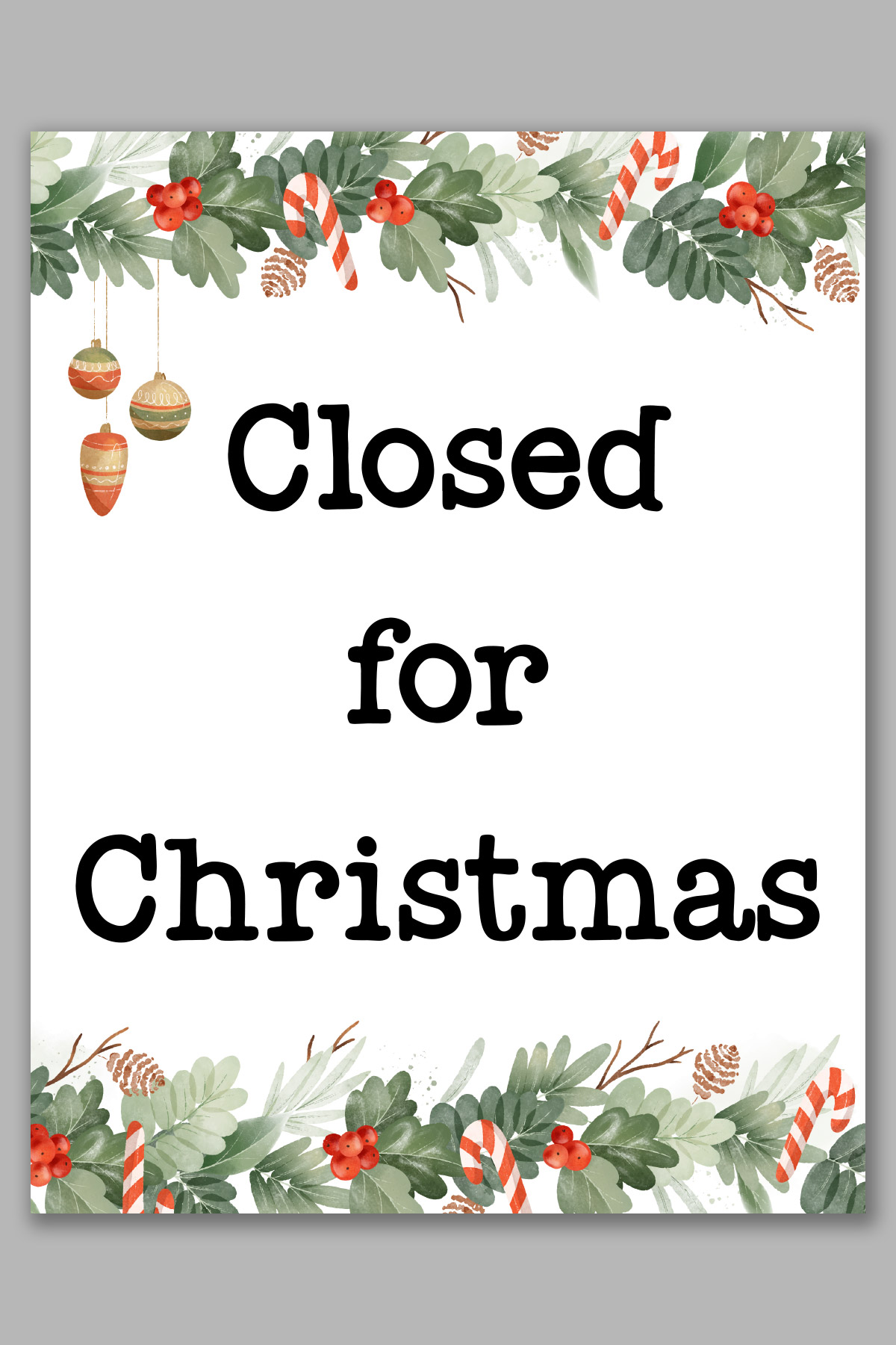 free-printable-closed-for-christmas-sign-template-10 - mom envy